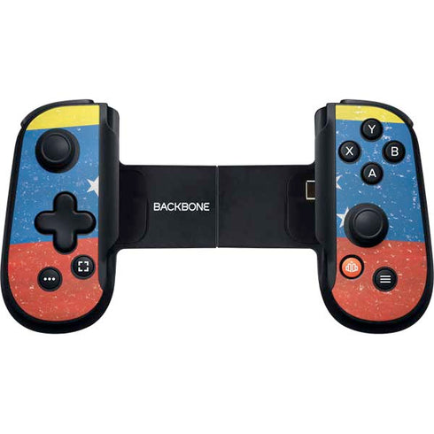 Venezuela Flag Distressed Backbone One for iPhone Game Controller Skin